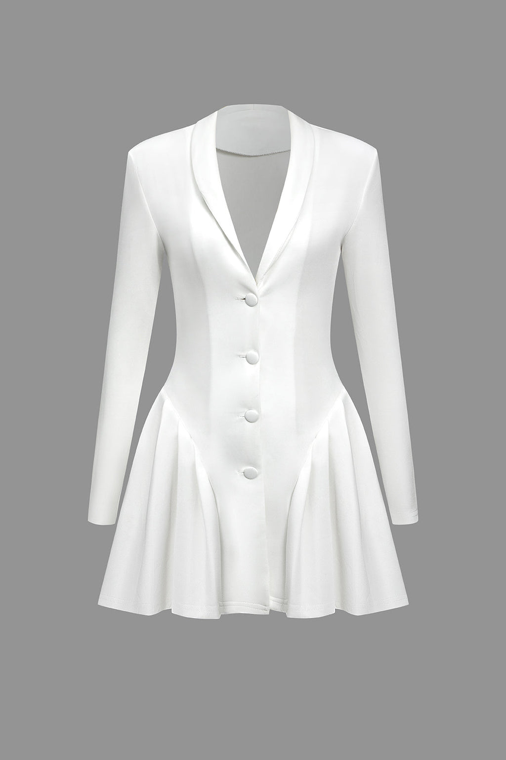 Katı Dantelli V Yaka Mini Elbise