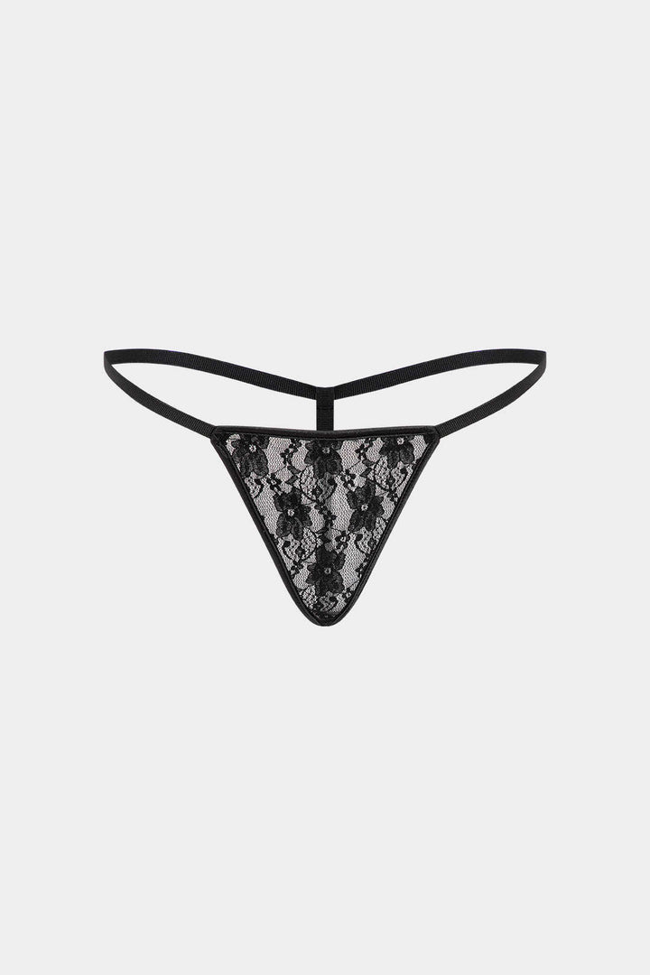 Lace Büstiyer Bağcıklı Tube Top ve Tanga Seti