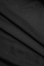 Katı Sırtı Açık Uzun Kollu Mini Elbise