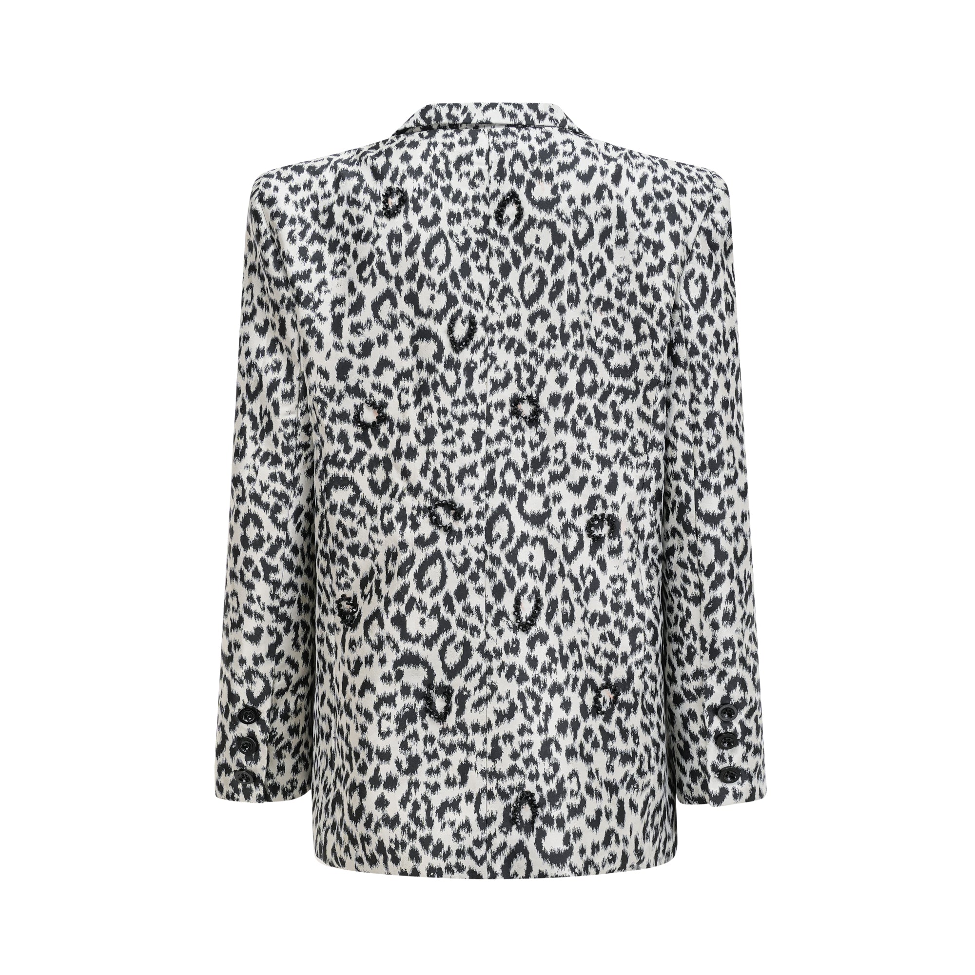 Fleur leopar ceket