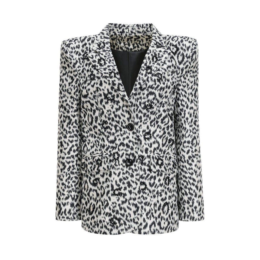 Fleur leopar ceket