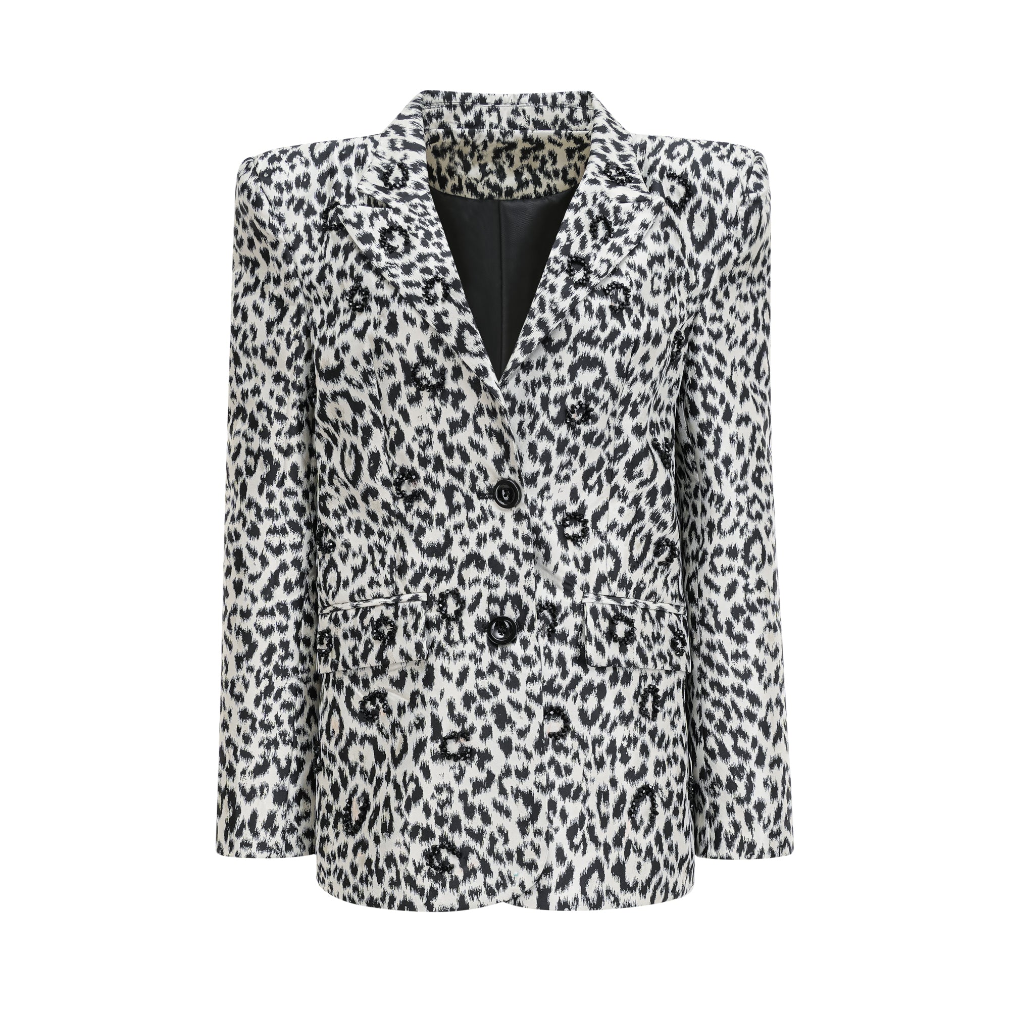 Fleur leopar ceket