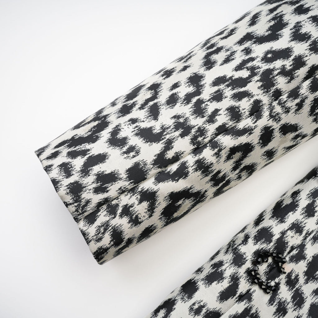 Fleur leopar ceket