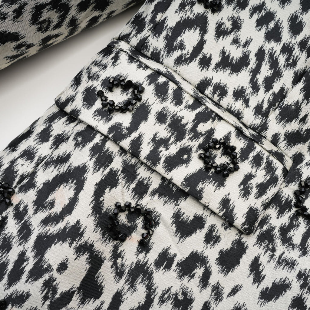 Fleur leopar ceket