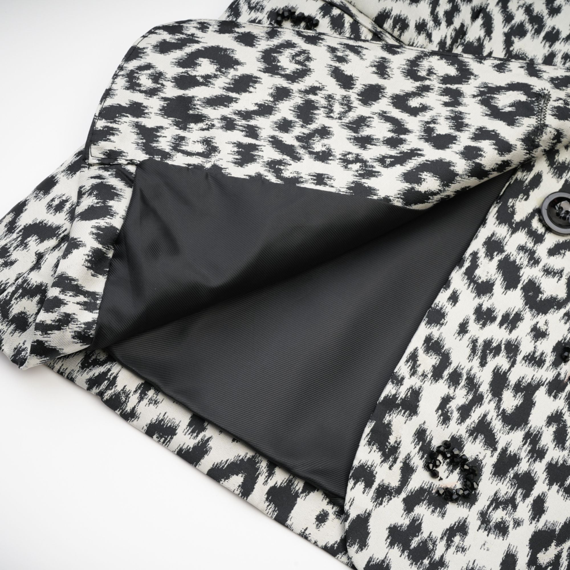 Fleur leopar ceket