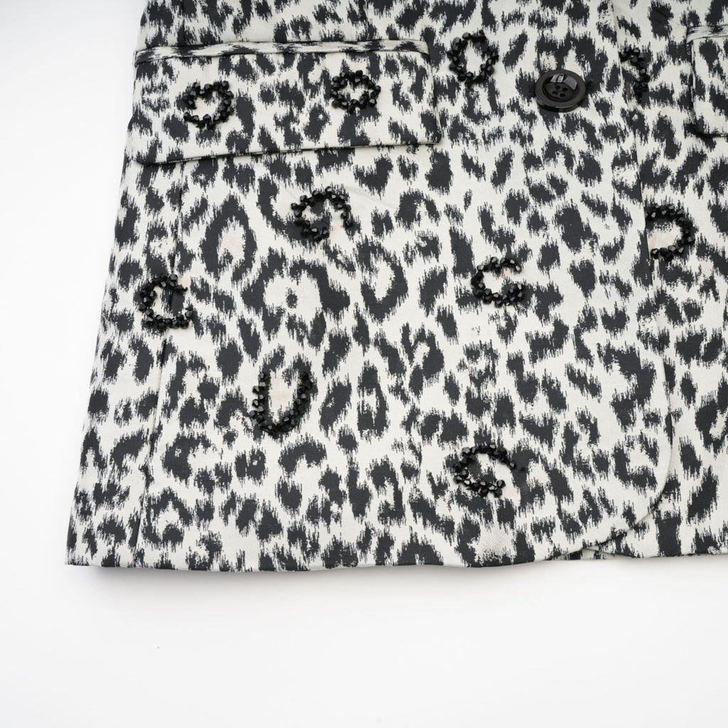 Fleur leopar ceket