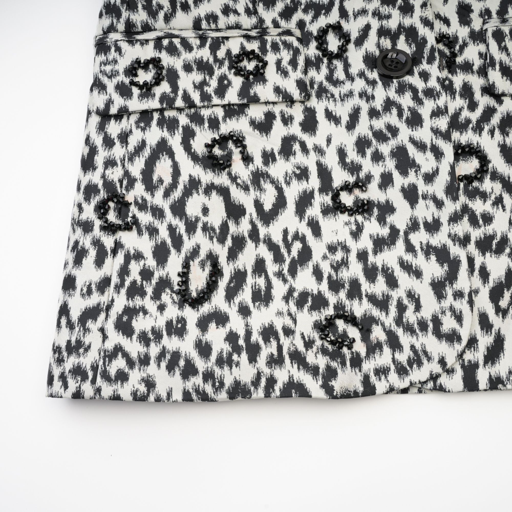 Fleur leopar ceket
