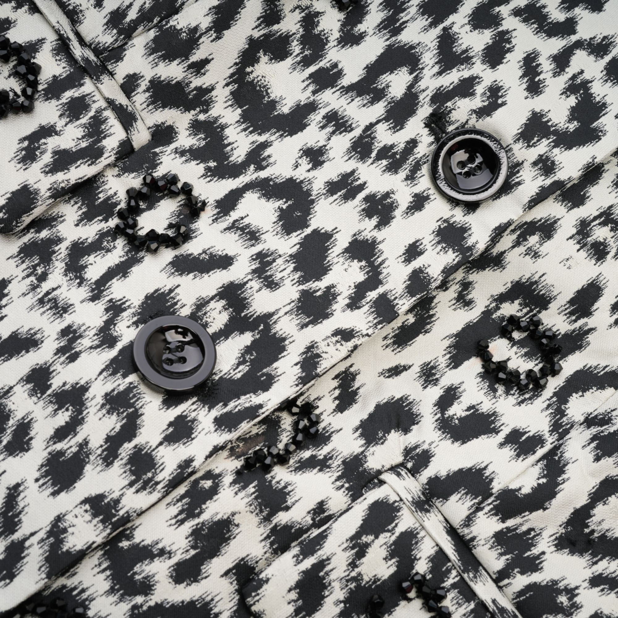 Fleur leopar ceket