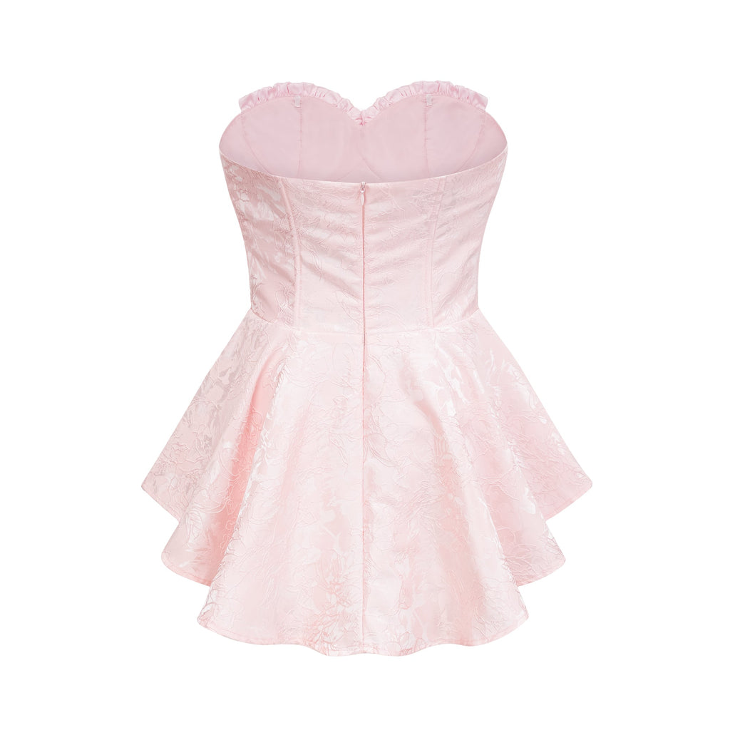 Gemma desenli mini elbise