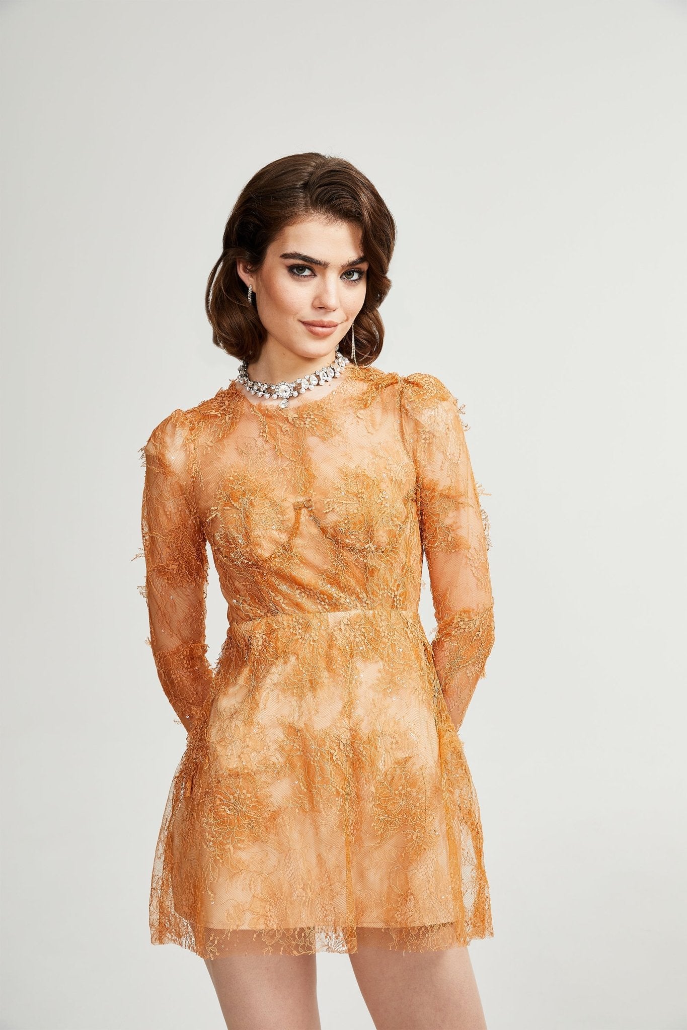 Gwynnetha büstiyer mini elbise