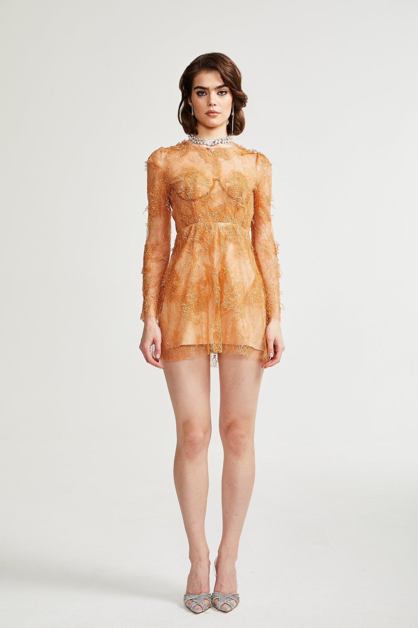 Gwynnetha büstiyer mini elbise