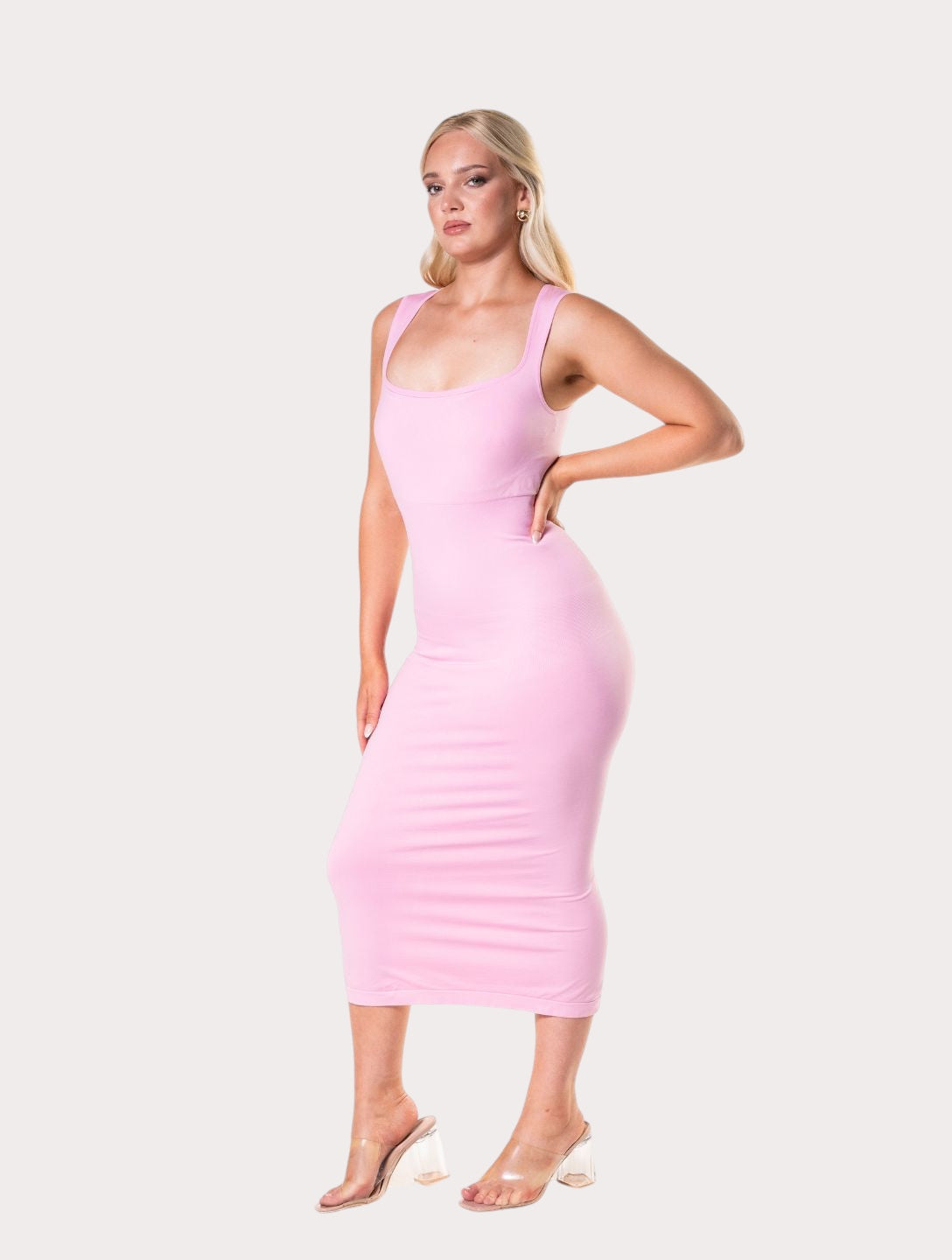 Shapewear Şekillendirici midi Elbise