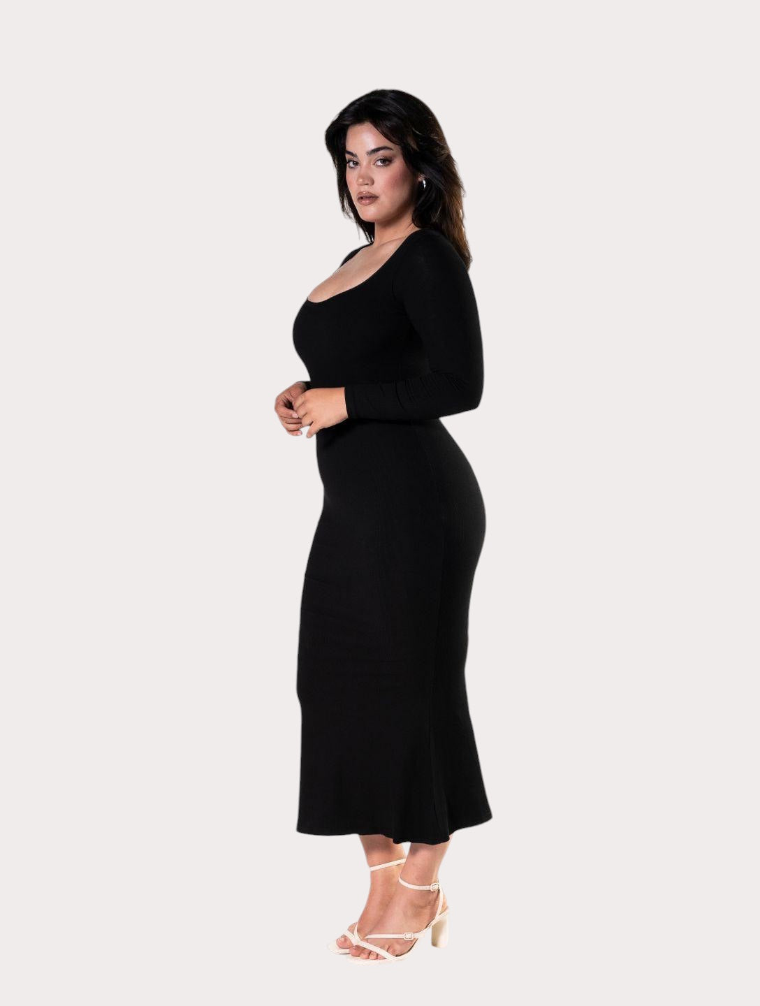 Shapewear Şekillendirici maksi Elbise