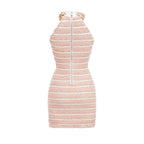 Inès zincirli mini elbise