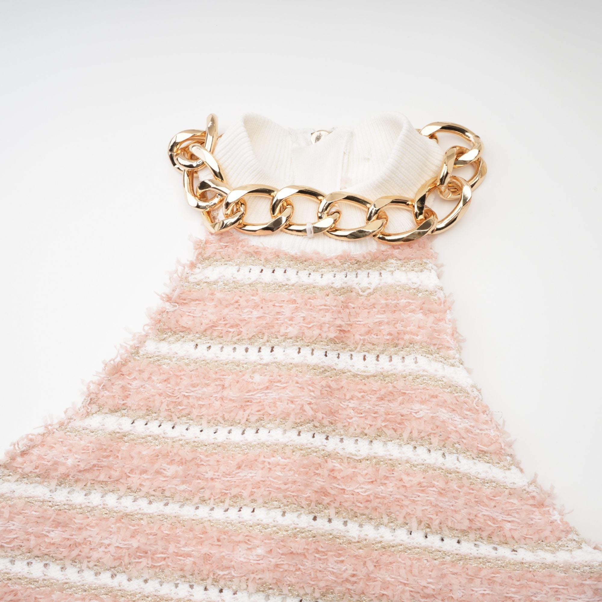 Inès zincirli mini elbise