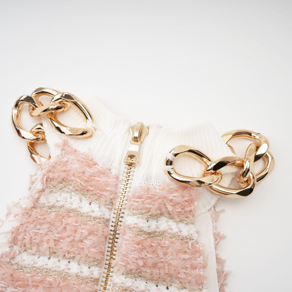 Inès zincirli mini elbise