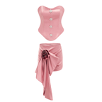 Iris crop top ve etek takım
