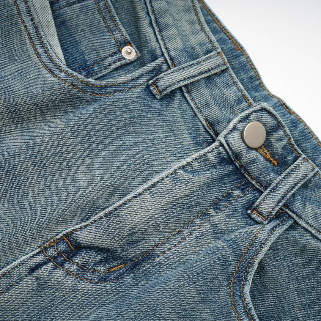 Isla İspanyol paça jean