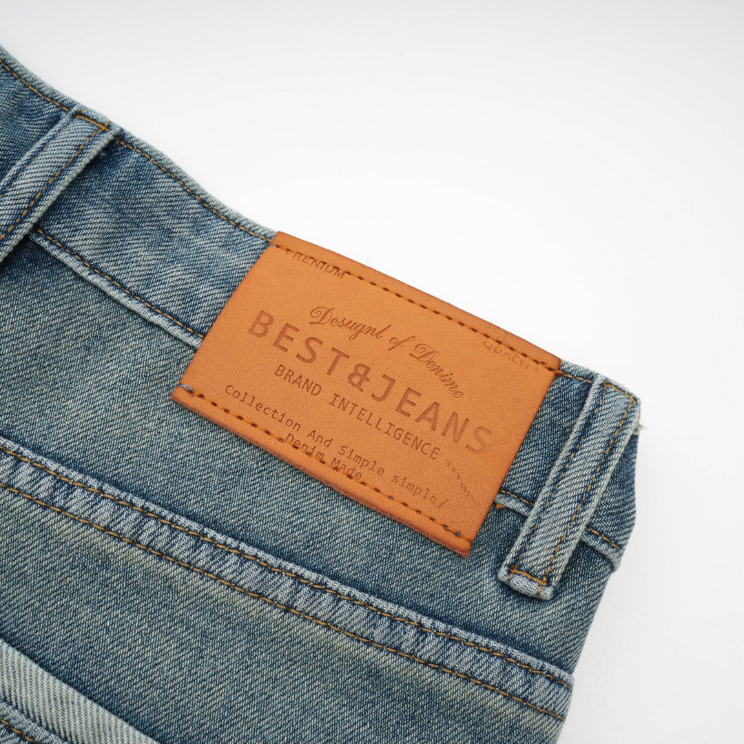 Isla İspanyol paça jean