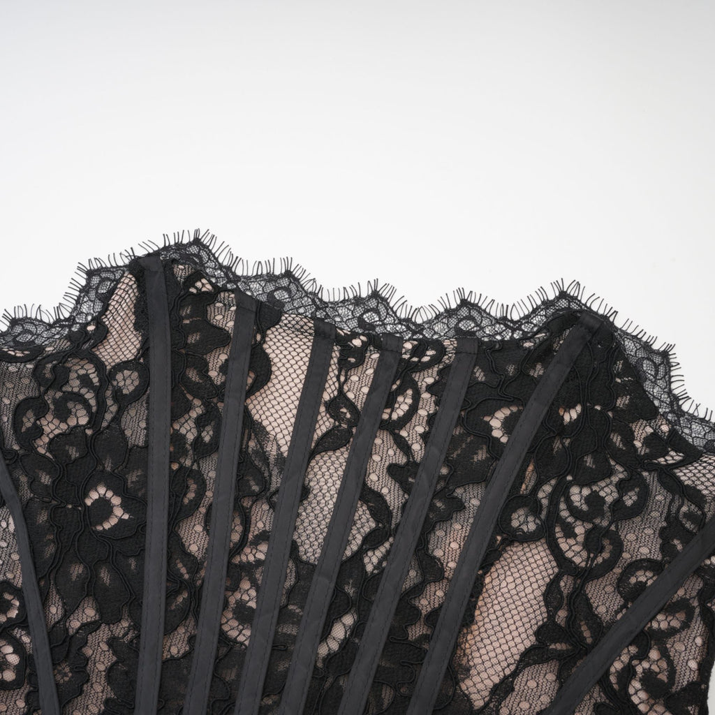 Kylitha dantel mini elbise