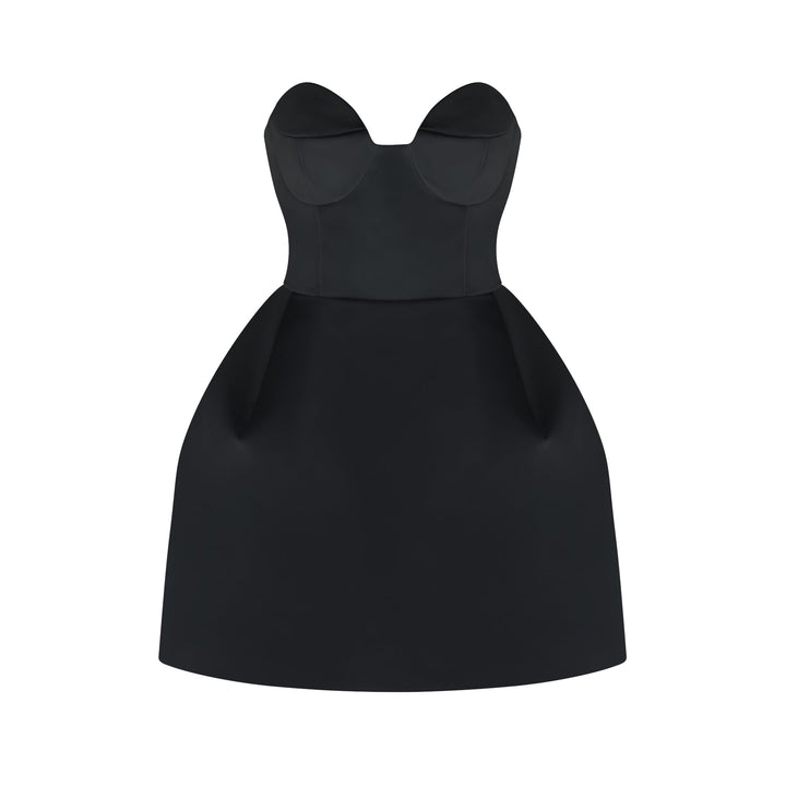 Laure dış omuz mini elbise