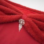 Leonya örgü midi elbise