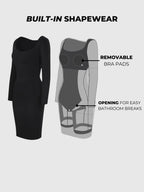 Val shapewear Midi Elbise