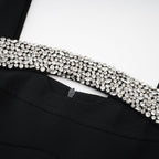 Mathilde siyah mini elbise