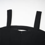 Mathilde siyah mini elbise