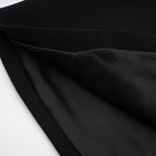 Mathilde siyah mini elbise