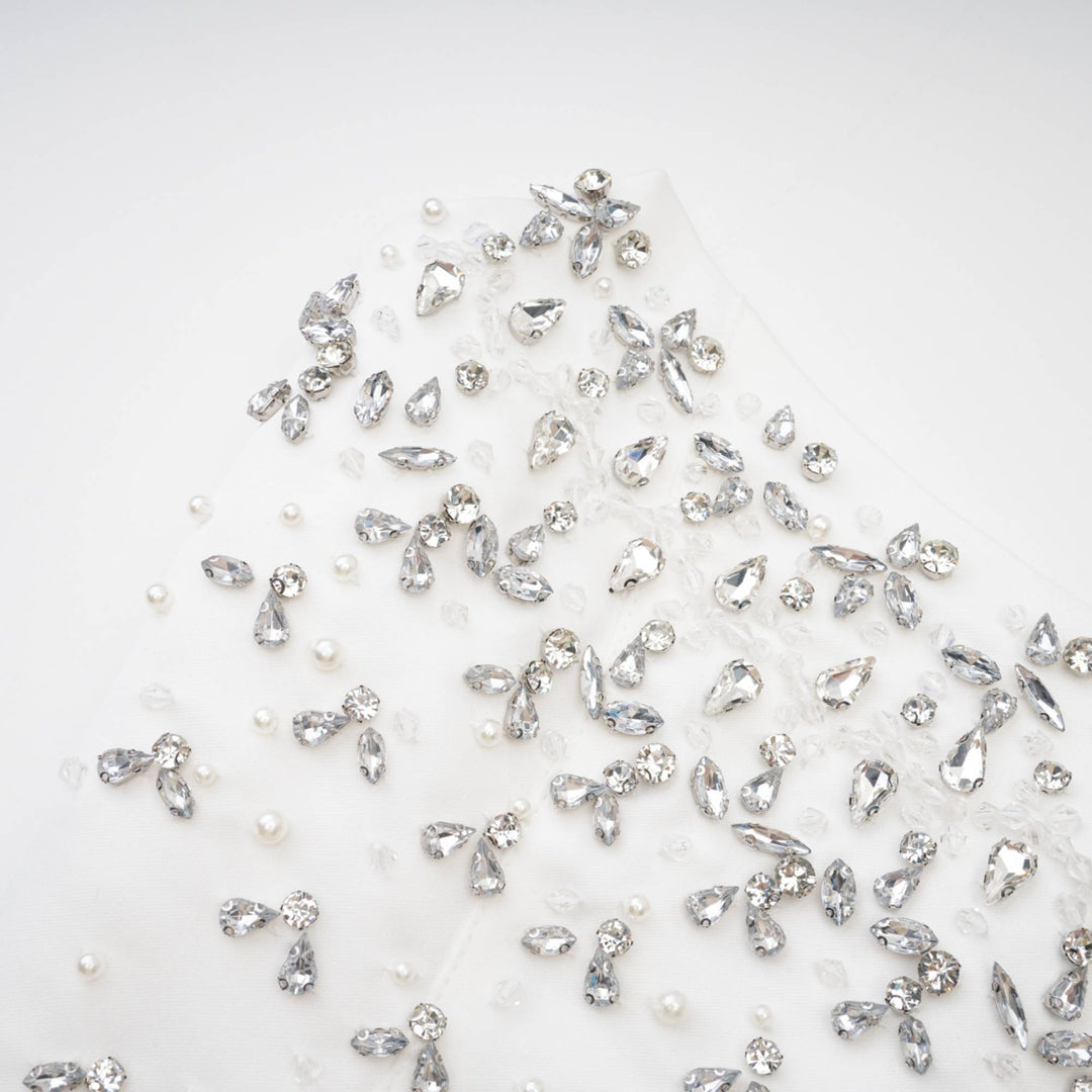 Melisande süslemeli mini elbise