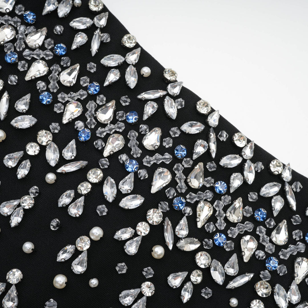 Melisande süslemeli mini elbise