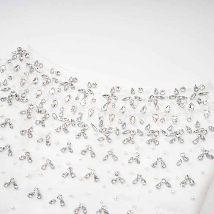 Melisande süslemeli mini elbise