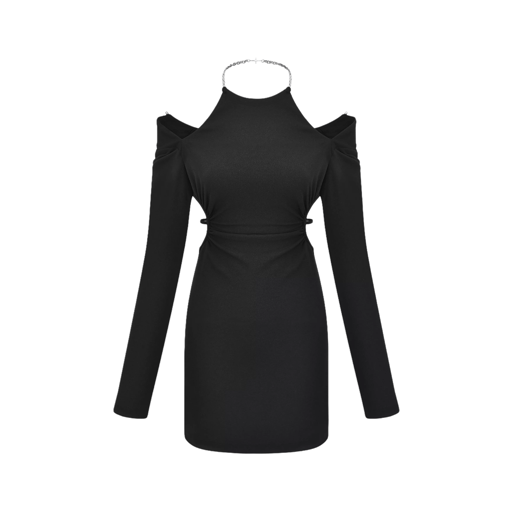 Sonia dekolteli mini elbise