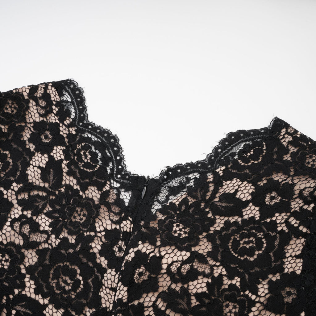 Norelia dantel mini elbise