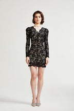 Norelia dantel mini elbise