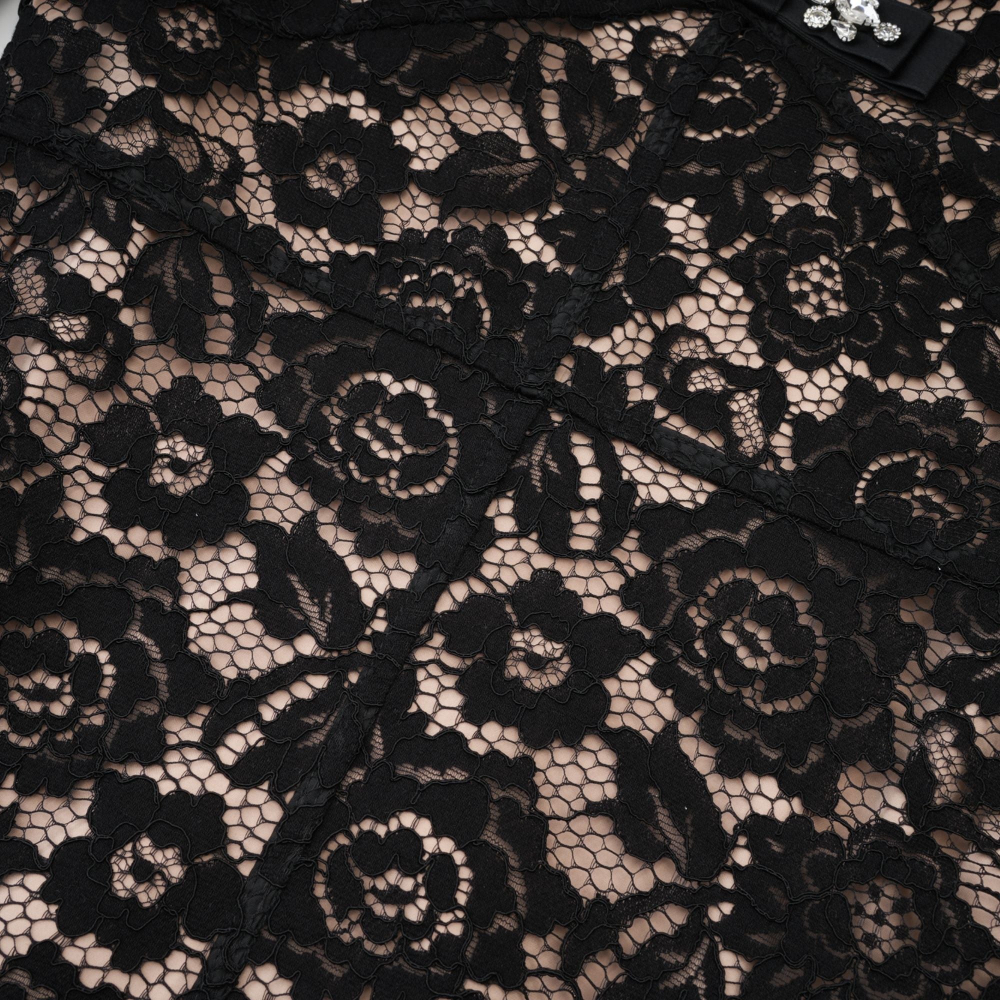 Norelia dantel mini elbise