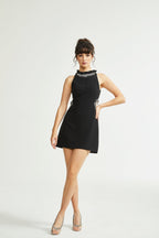 Patricia kristal mini elbise