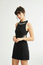 Patricia kristal mini elbise