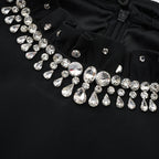 Patricia kristal mini elbise