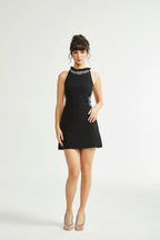 Patricia kristal mini elbise