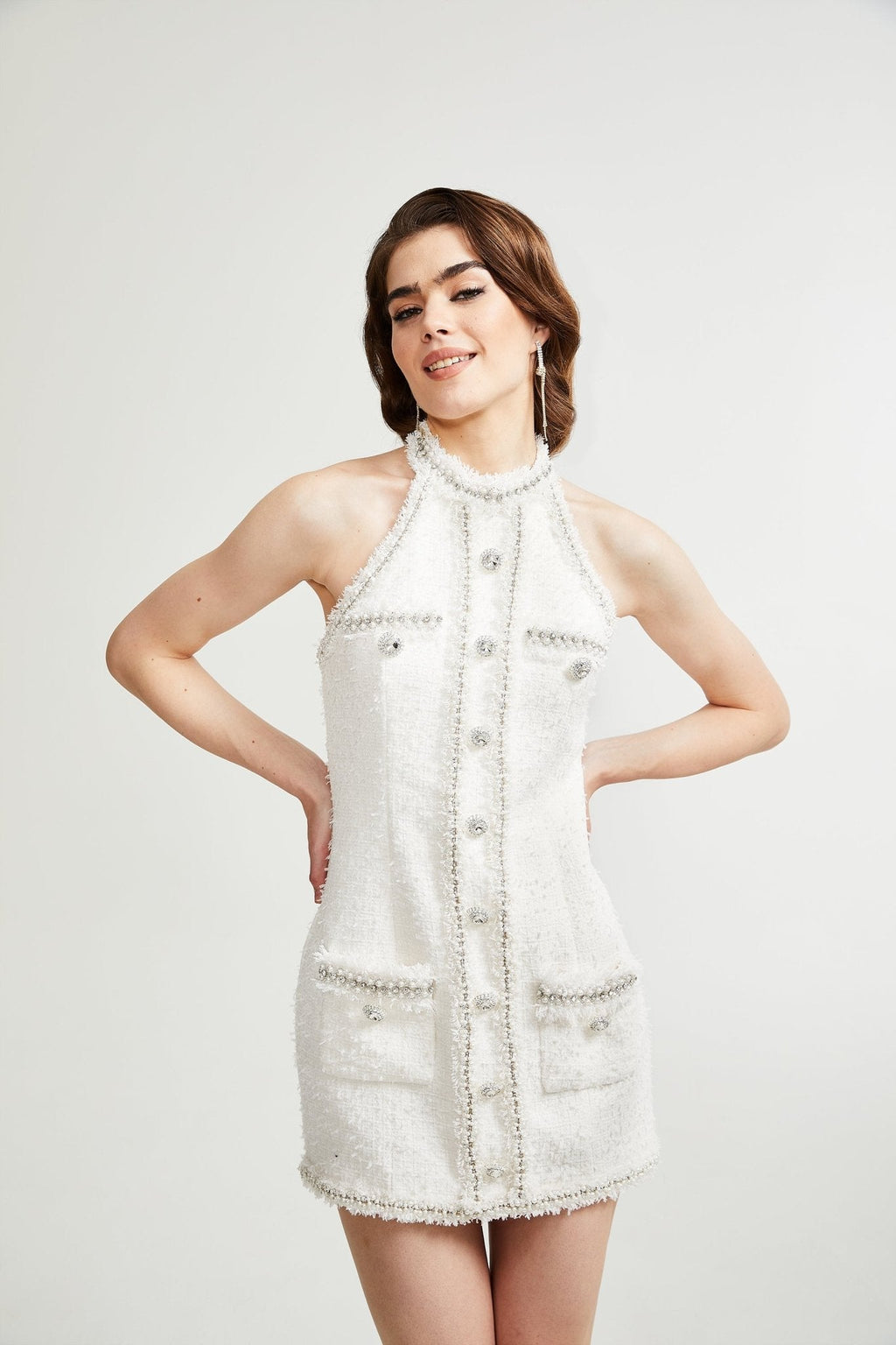 Philomène mini elbise