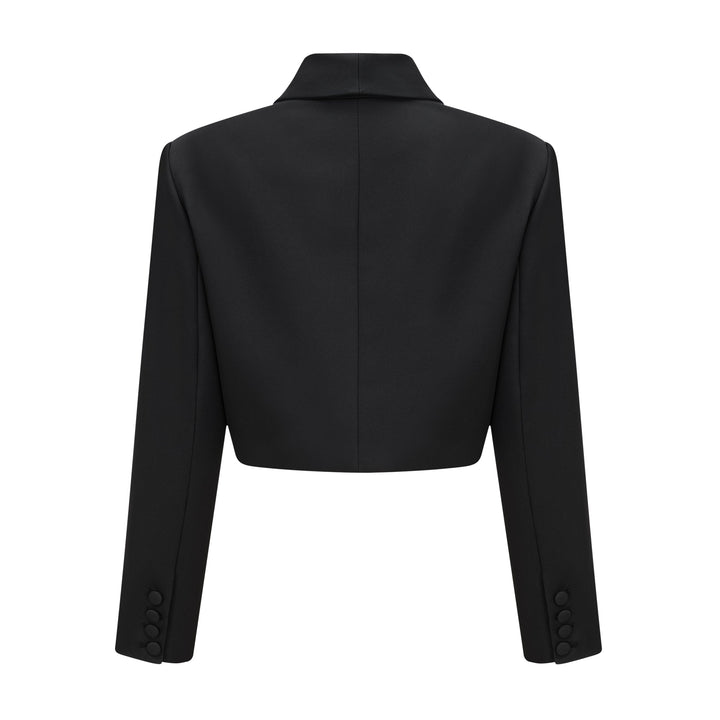 Roxane kristal süslemeli ceket ve etek takımı