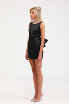 Sadiye fiyonklu mini elbise