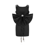 Sadiye fiyonklu mini elbise