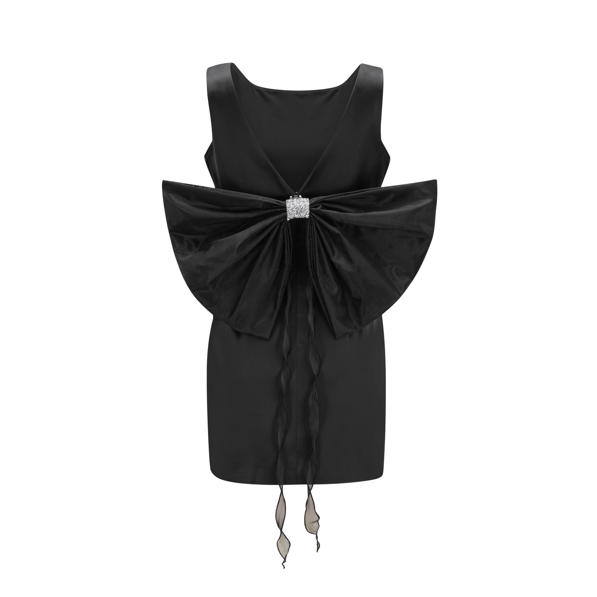 Sadiye fiyonklu mini elbise