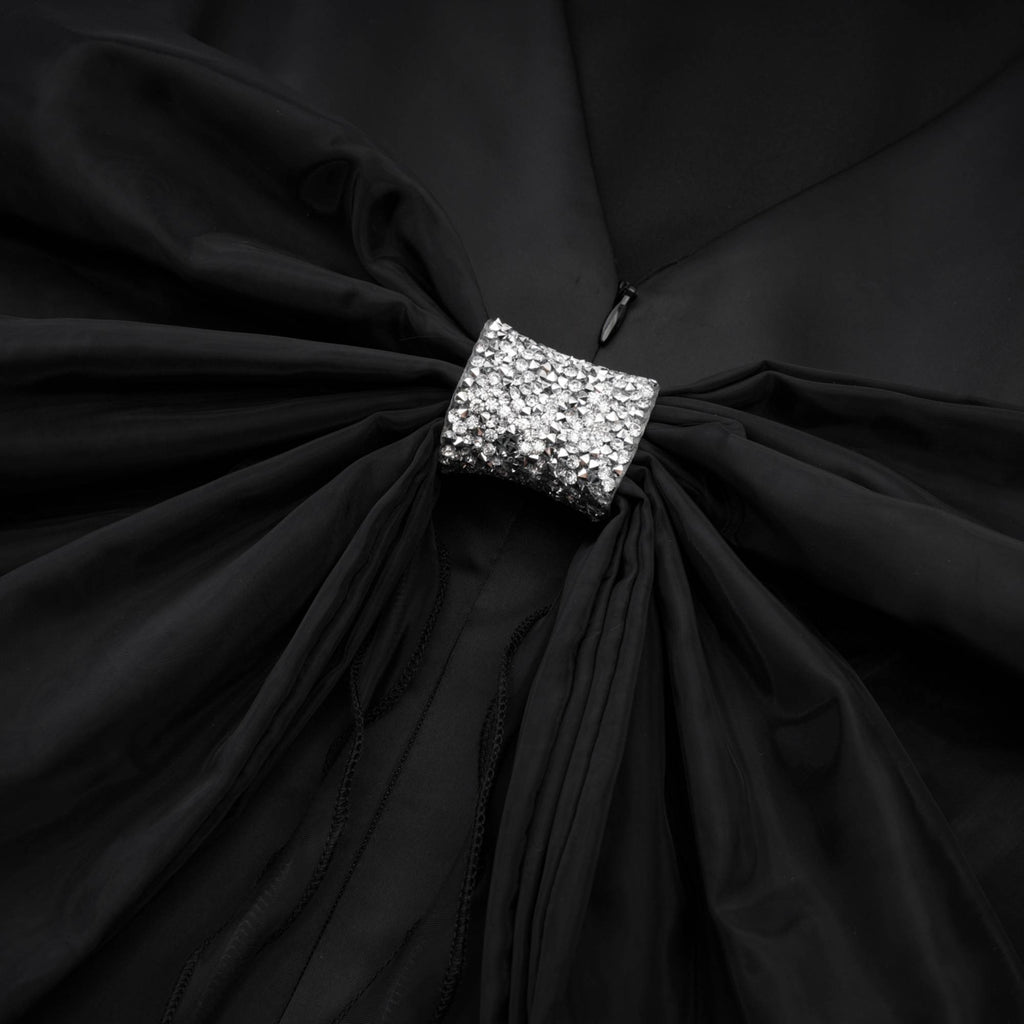 Sadiye fiyonklu mini elbise