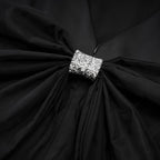 Sadiye fiyonklu mini elbise