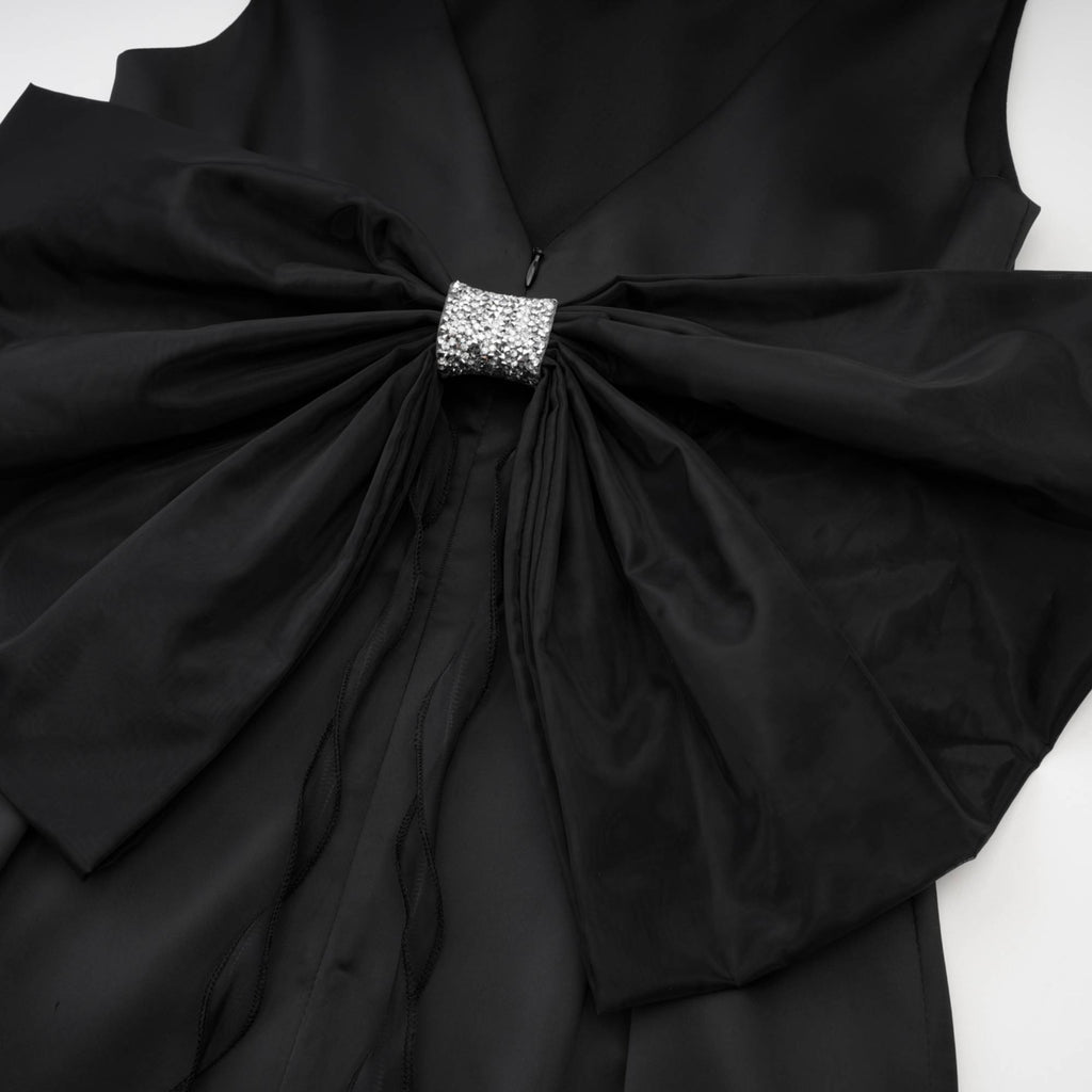 Sadiye fiyonklu mini elbise