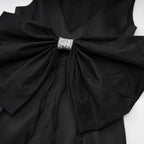 Sadiye fiyonklu mini elbise